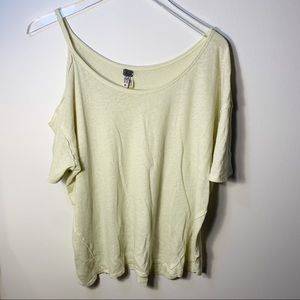 We the Free Coraline Off Shoulder Oversized Tee XS